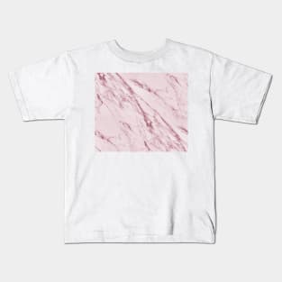 Cremona Rosa - pink marble Kids T-Shirt